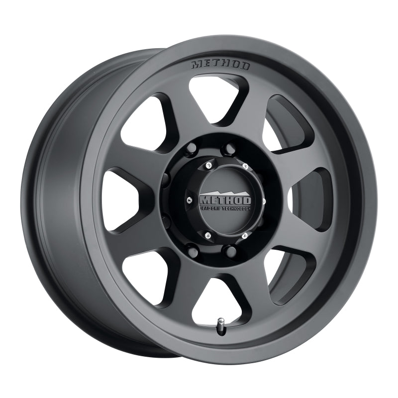 Method Wheels Wheels - Cast Method MR701 17x8.5 0mm Offset 8x6.5 130.81mm CB Matte Black Wheel