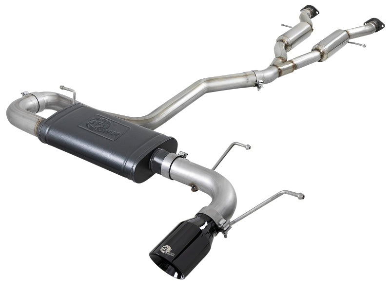 aFe Catback aFe Large Bore HD 3in 304 SS Cat-Back Exhaust w/ Black Tips 14-19 Jeep Grand Cherokee (WK2) V6-3.6L