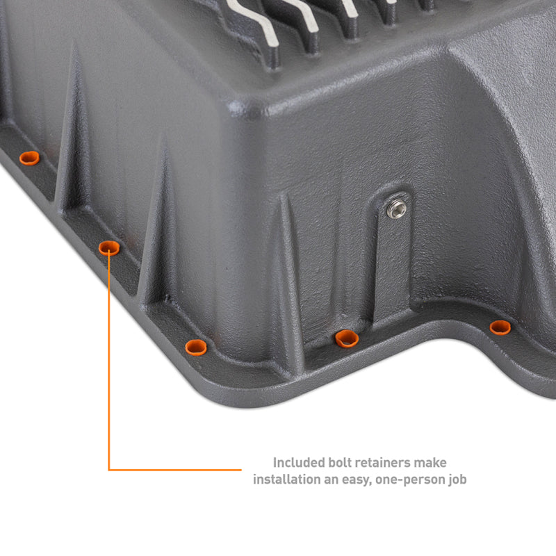 Mishimoto Transmission Pans Mishimoto 89-10 Powerstroke E4OD 4R100 5R110 Trans Pan Cast GR