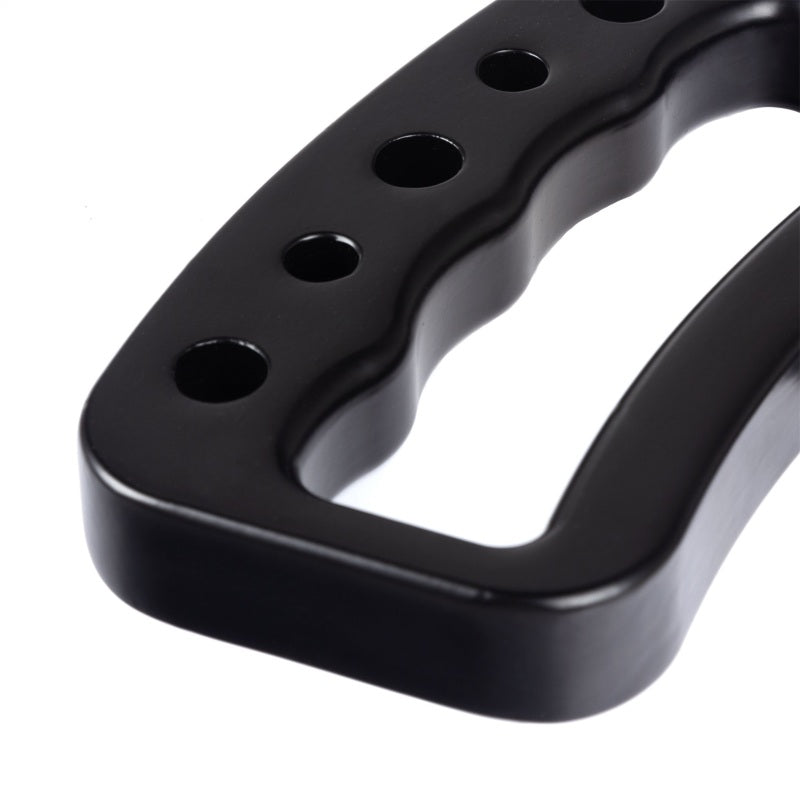 Rugged Ridge Dash & Interior Trim Rugged Ridge Aluminum Grab Handles Front Pair Black 07-18 Jeep Wrangler JK/JKU