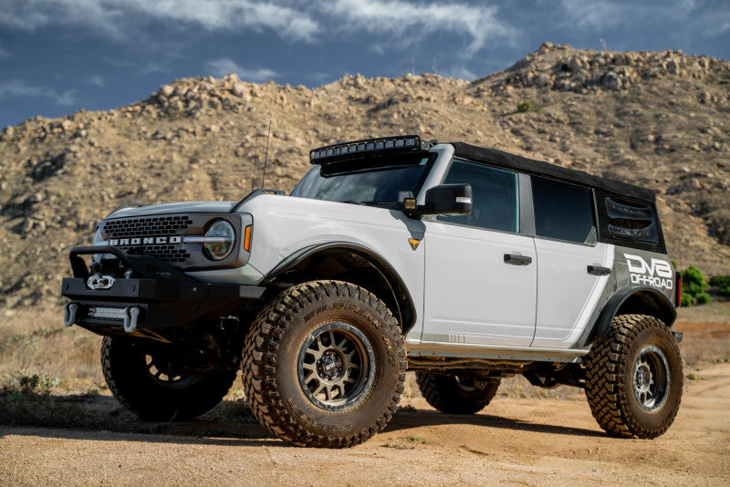 DV8 Offroad Light Mounts DV8 Offroad 2021 Ford Bronco A Pillar Dual Light Pod Drop Mounts