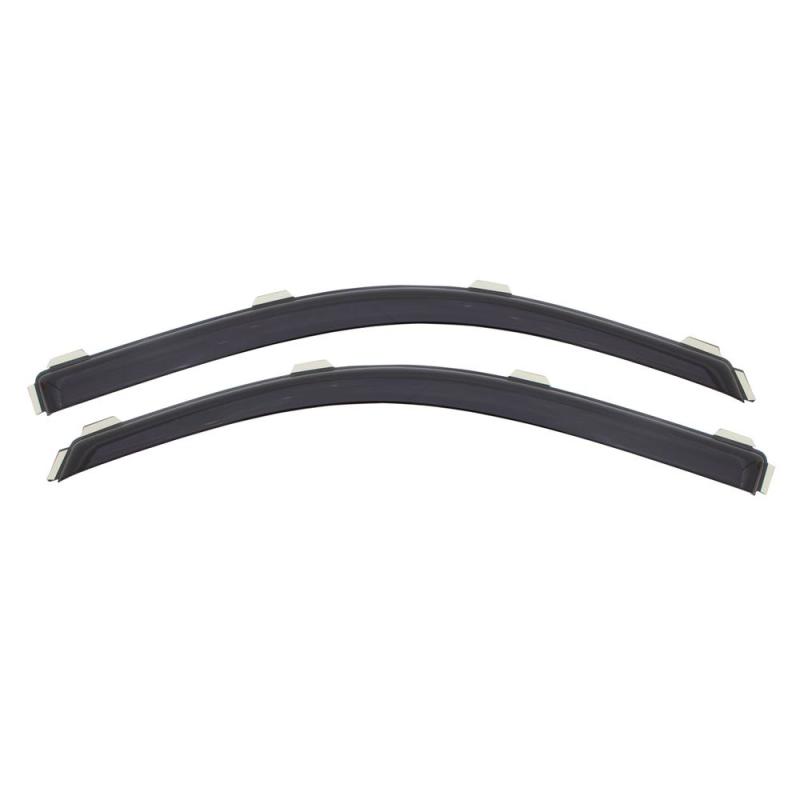 AVS Wind Deflectors AVS 07-18 Jeep Wrangler (2 Door Only) Ventvisor In-Channel Window Deflectors 2pc - Smoke