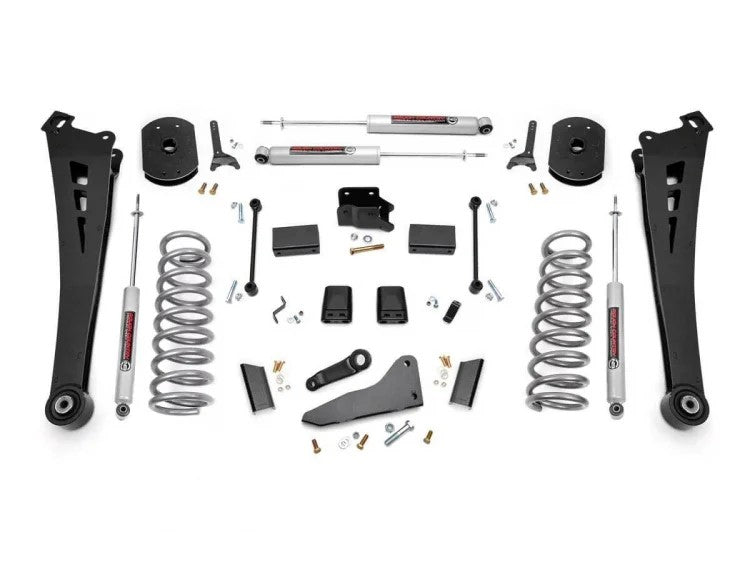 Rough Country Lift Kits 5 Inch Suspension Lift Kit Coil Springs Radius Arms 14-18 RAM 2500 4WD Diesel Rough Country - 367.20