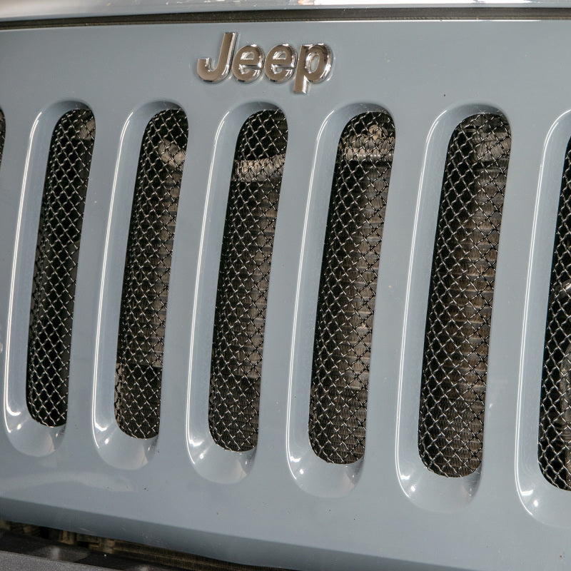 DV8 Offroad Grilles DV8 Offroad 2007-2018 Jeep JK Black Mesh Grille