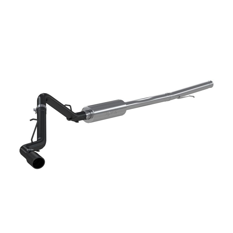 MBRP Catback MBRP 2019 Chevrolet/GMC 1500 Silverado/Sierra 4.3L & 5.3L 3 in Cat Back, Single Side (Black Coated)