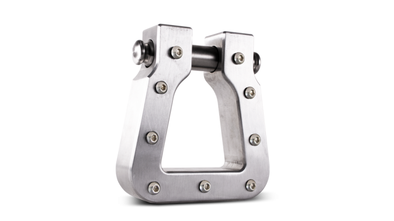 Body Armor 4x4 Tow Hooks Body Armor 4x4 Mega D-Ring Machined Silver Single