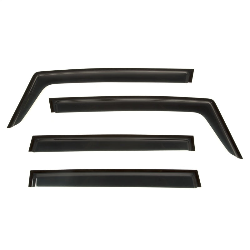 Rugged Ridge Wind Deflectors Rugged Ridge Window Visor 4-pc set Black 15-18 Renegade BU