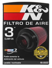 Load image into Gallery viewer, K&amp;N Engineering Air Filters - Universal Fit K&amp;N Universal Rubber Filter - Round Tapered 6in Base OD x 3in Flange ID x 6in H