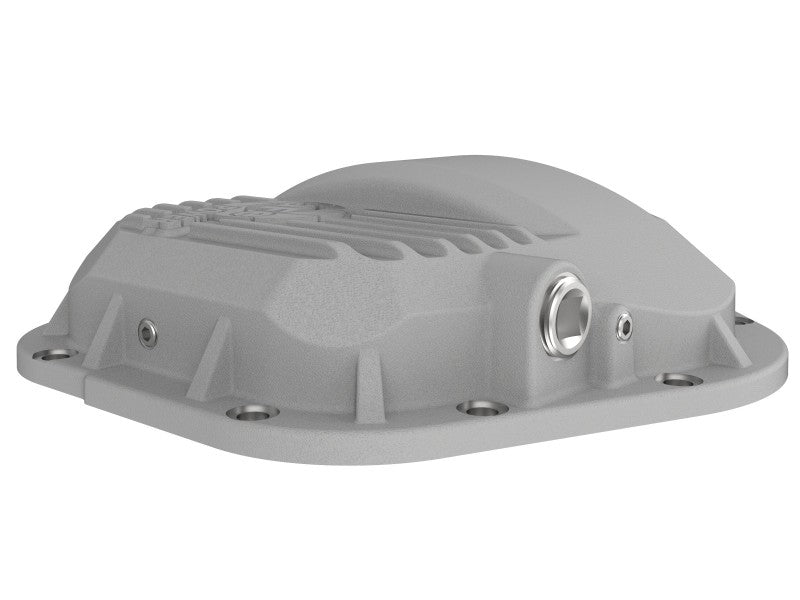 aFe Diff Covers afe Front Differential Cover (Raw; Street Series); Ford Diesel Trucks 94.5-14 V8-7.3/6.0/6.4/6.7L