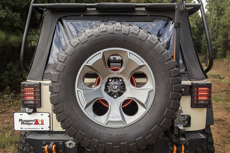 Rugged Ridge Light Bars & Cubes Rugged Ridge 3rd Brake Light LED Ring