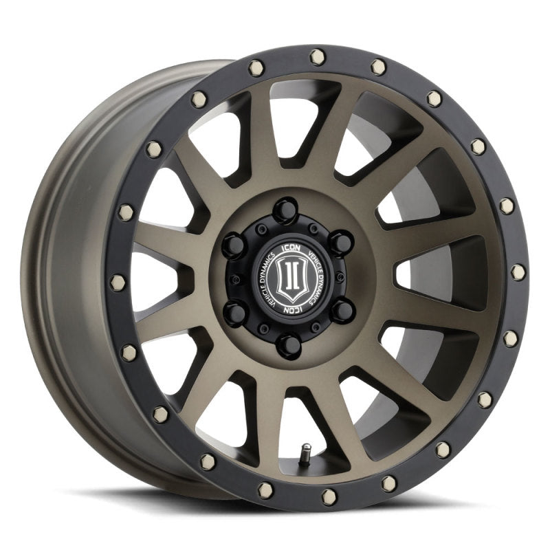ICON Wheels - Cast ICON Compression 17x8.5 6x5.5 0mm Offset 4.75in BS 106.1mm Bore Bronze Wheel