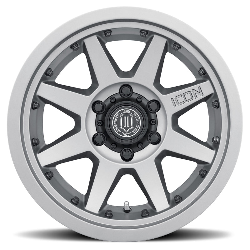 ICON Wheels - Cast ICON Rebound Pro 17x8.5 6x5.5 0mm Offset 4.75in BS 106.1mm Bore Titanium Wheel