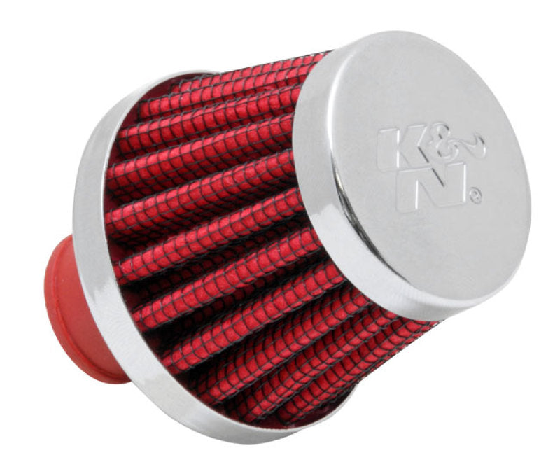 K&N Engineering Air Filters - Universal Fit K&N 2in Base OD x .375in Flange ID x 1.75in H Rubber Base Crankcase Vent Filter