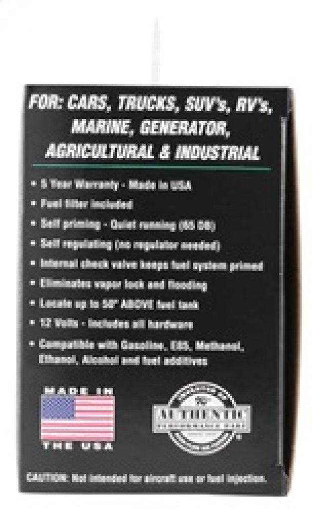 K&N Engineering Fuel Pumps K&N Performance Electric Fuel Pump 9-11.5 PSI Diesel
