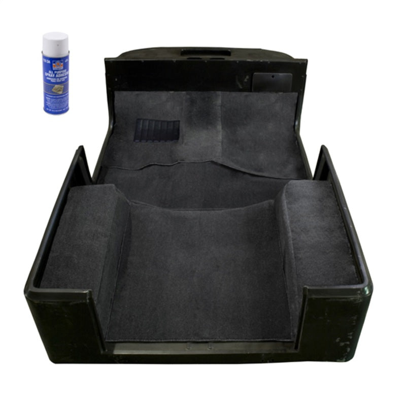Rugged Ridge Floor Mats Carpeted Rugged Ridge Deluxe Carpet Kit w/ Adhesive Gray 76-95 Jeep CJ &Jeep Wrangler YJ