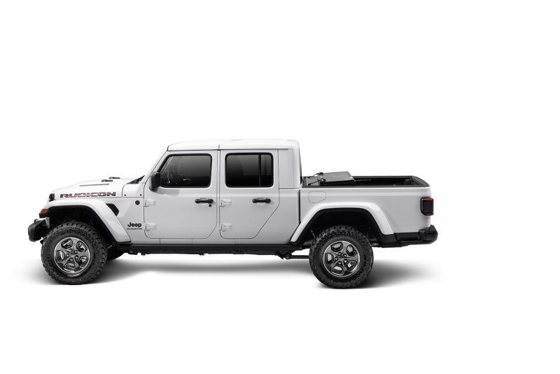 Rugged Ridge Tonneau Covers - Hard Fold Rugged Ridge Armis Hard Folding With LINE-X Bed Cover 2020 JT