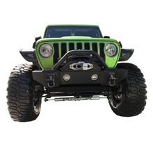 Load image into Gallery viewer, Rampage Bumpers - Steel Rampage 2007-2018 Jeep Wrangler(JK) Recovery Bumper Stubby Front - Black