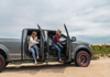Load image into Gallery viewer, N-Fab Side Steps N-Fab Nerf Step 99-16 Ford F-250/350 Super Duty Crew Cab 6.75ft Bed - Tex. Black - Bed Access - 3in