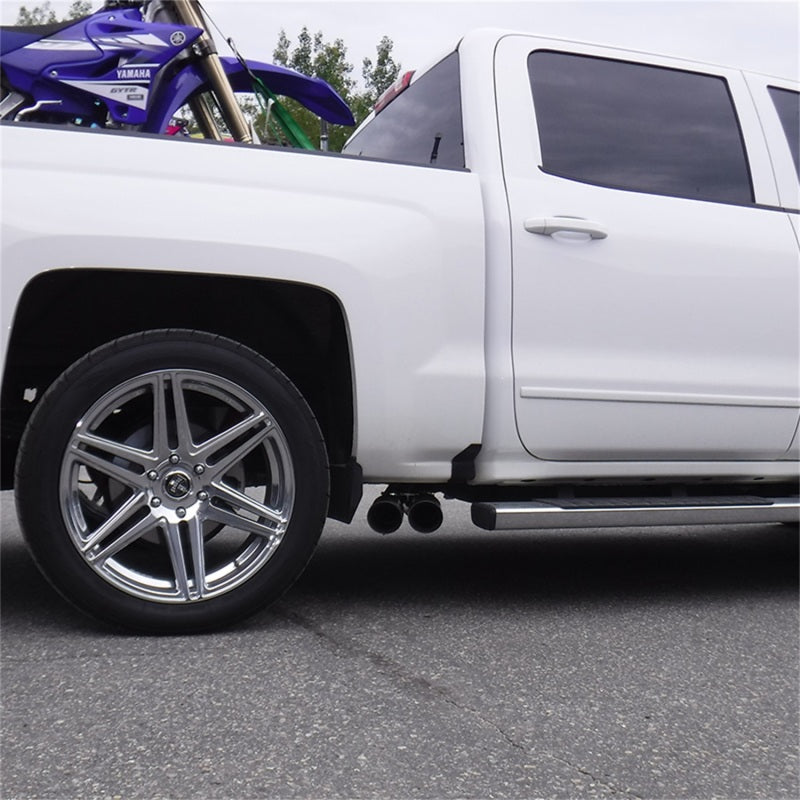 MBRP Catback MBRP 09+ Chevrolet Silverado 1500 3in Cat Back Pre-Axle Dual Outlet w/ 4in Tip - T304