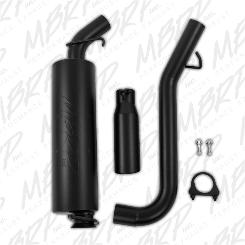 MBRP Catback MBRP 2000-2006 Jeep Wrangler (JK) Inline-4 2.5L Inline-6 4.0L Cat Back Single Side