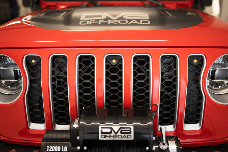 DV8 Offroad Grilles DV8 Offroad 2018+ Jeep JL Grill Amber Marker Lights