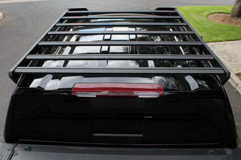 Go Rhino Roof Rack Go Rhino 19-23 Chevrolet/GMC Silverado/Sierra 1500 CC Ceros Low Profile Roof Rack - Tex. Blk