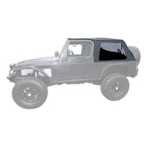 Load image into Gallery viewer, Rampage Soft Tops Rampage 2004-2006 Jeep Wrangler(TJ) LJ Unlimited Frameless Soft Top Kit - Black Diamond
