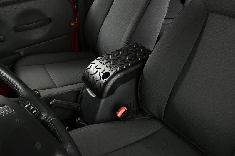 Rugged Ridge Interior Lighting Rugged Ridge Center Console Cover Black 02-06 TJ