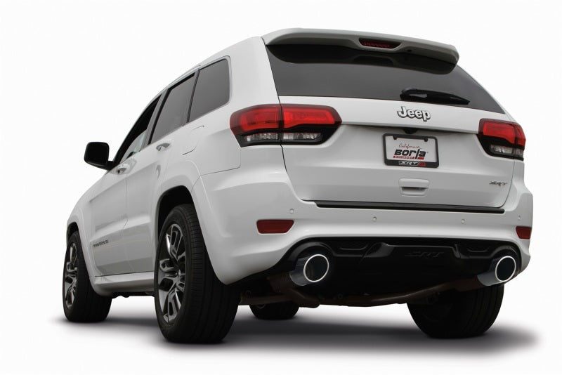 Borla Catback Borla 2015 Jeep Grand Cherokee SRT8 ATAK Dual Round Rolled Exit Catback Exhaust