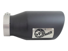 Load image into Gallery viewer, aFe Catback aFe Diesel Exhaust Tip Bolt On Black 4in Inlex x 6in Outlet x 12in