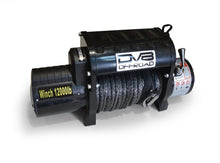 Load image into Gallery viewer, DV8 Offroad Winch Kit DV8 Offroad 12000 LB Winch w/ Synthetic Line &amp; Wireless Remote - Black