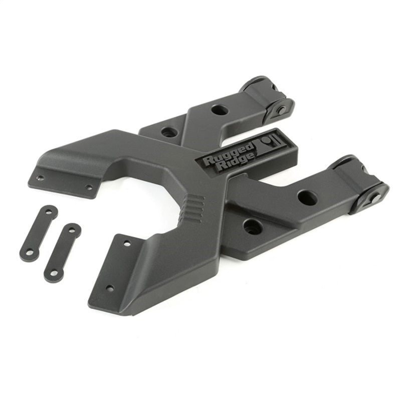 Rugged Ridge Spare Tire Carriers Rugged Ridge Spartacus HD Tire Carrier Hinge Casting 07-18 Jeep Wrangler JK