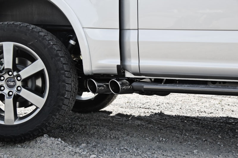 MBRP Catback MBRP 15-16 Ford F-150 2.7L/3.5L/5.0L 3in Cat Back Single Side Pre-Axle Dual Exit ALU