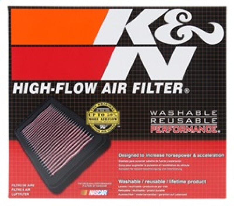 K&N Engineering Air Filters - Drop In K&N Replacement Panel Air Filter for Toyota 2014 Tundra 4.6L/5.7L/ 2014 Sequoia 5.7L V8