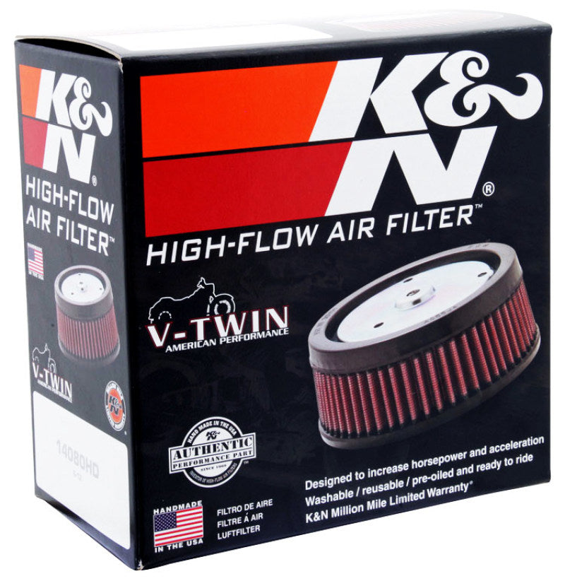 K&N Engineering Air Filters - Drop In K&N Custom Air Filter Round 5-3/8in OD x 4in ID x 2in H