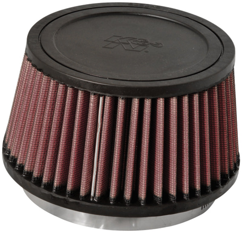 K&N Engineering Air Filters - Universal Fit K&N Universal Rubber Filter Round Tapered 4.5in Flange ID x 5.875 Base OD x 5in Top OD x 3.25in H