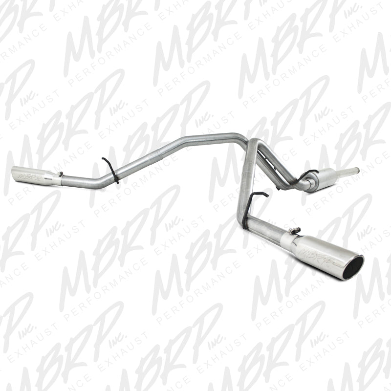 MBRP Catback MBRP 2009 Chev/GMC 1500 4.8/5.3L EC/CC (excluding 8 bed) Cat Back Dual Split Side