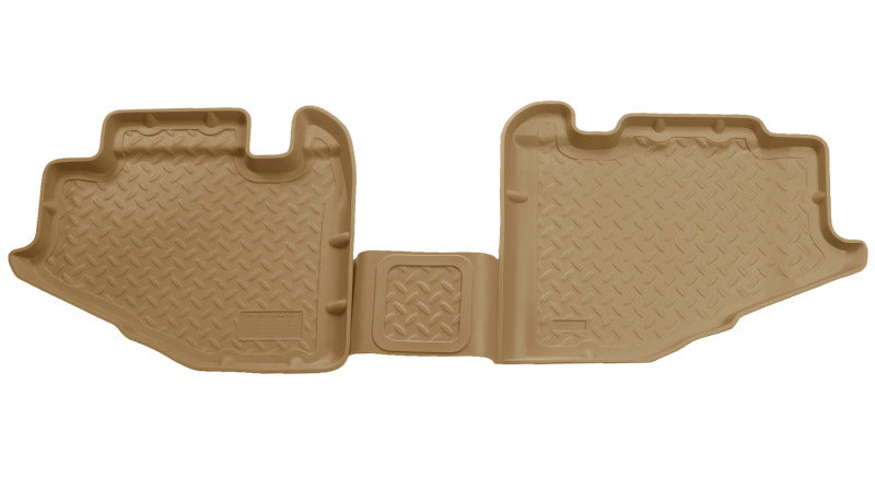 Husky Liners Floor Mats - Rubber Husky Liners 97-05 Jeep Wrangler Classic Style 2nd Row Tan Floor Liners