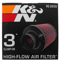 Load image into Gallery viewer, K&amp;N Engineering Air Filters - Universal Fit K&amp;N Universal Rubber Filter - Round Tapered 6in Base OD x 3in Flange ID x 6in H
