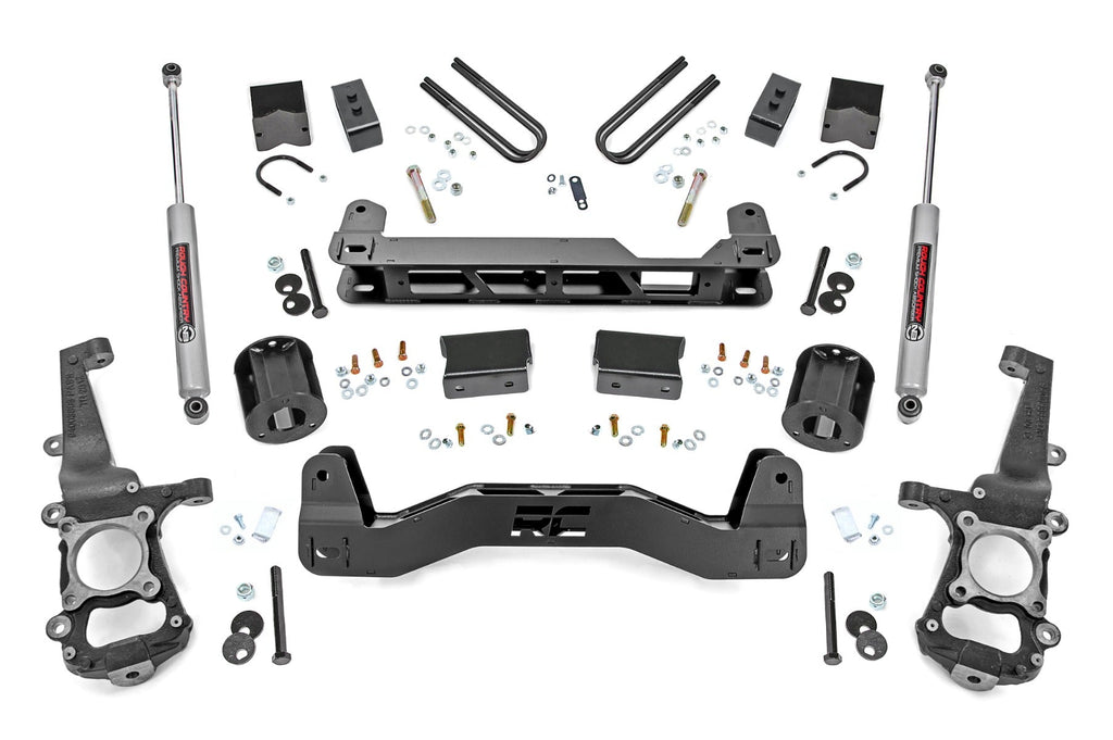 Rough Country Lift Kits 4 Inch Lift Kit with N3 Shocks 21-22 Ford F-150 2WD Rough Country - 40830