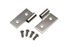 Load image into Gallery viewer, Kentrol Doors Kentrol 76-06 JEEP CJ Wrangler YJ/TJ Lower Door Hinge Pair - Polished Silver