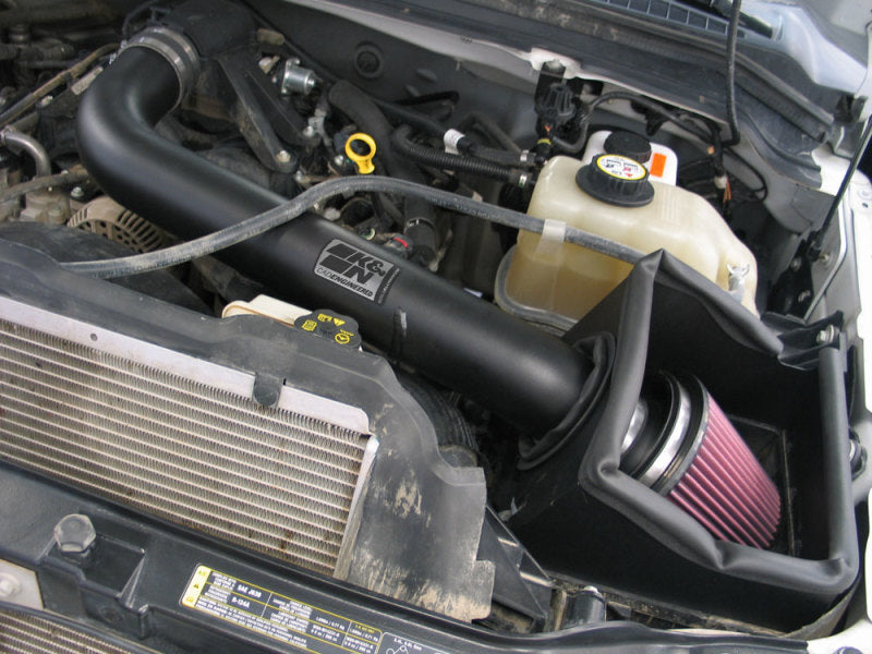 K&N Engineering Cold Air Intakes K&N 07-08 Ford F250 SD V8-5.4L Black High Flow Performance Kit