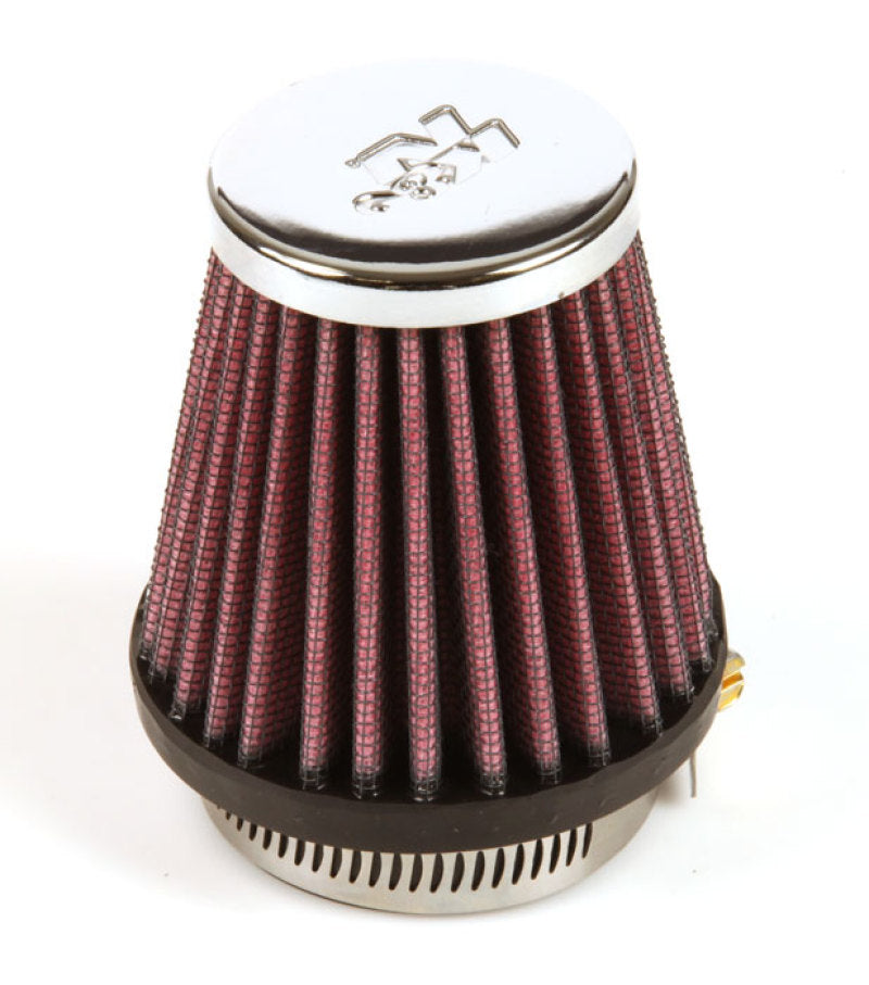 K&N Engineering Air Filters - Universal Fit K&N Universal Chrome Filter 1 15/16 inch FLG / 3 inch Base / 2 inch Top / 3 inch Height