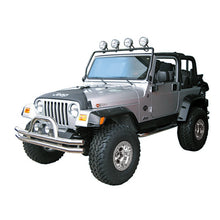 Load image into Gallery viewer, Rugged Ridge Light Bars &amp; Cubes Rugged Ridge 97-06 Jeep Wrangler TJ Black Full Frame Light Bar