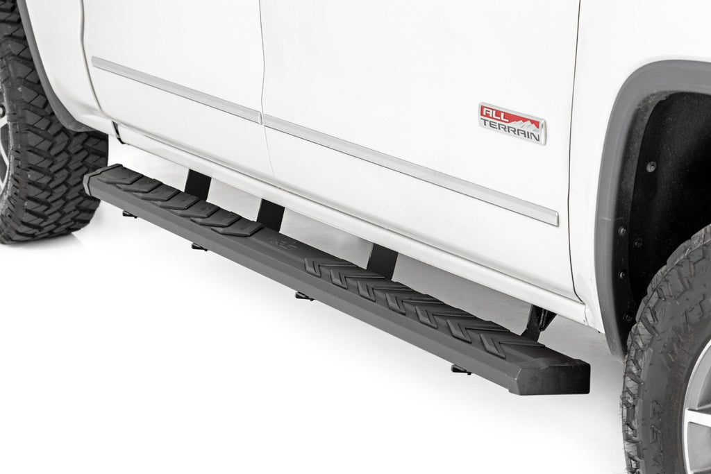 Rough Country Running Boards BA2 Running Board Side Step Bars 07-19 Chevy/GMC 1500/2500HD/3500HD Rough Country - 41001