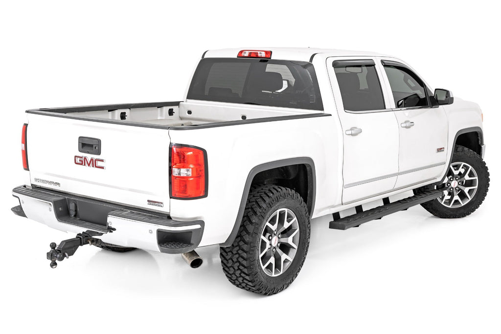 Rough Country Running Boards BA2 Running Board Side Step Bars 07-19 Chevy/GMC 1500/2500HD/3500HD Rough Country - 41001