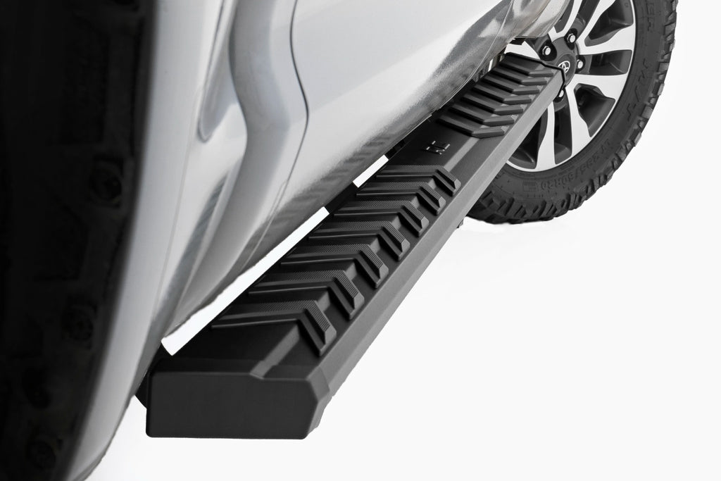 Rough Country Running Boards BA2 Running Boards Side Step Bars Crew Cab Toyota Tundra (07-21) Rough Country - 41005