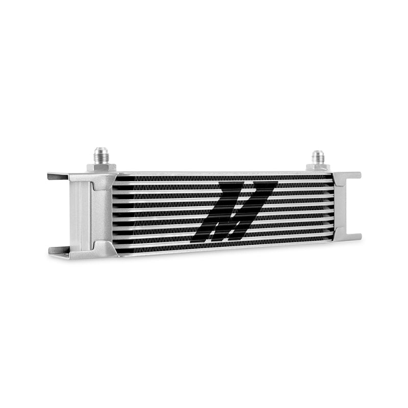 Mishimoto Oil Coolers Mishimoto Universal -6AN 10 Row Oil Cooler - Silver