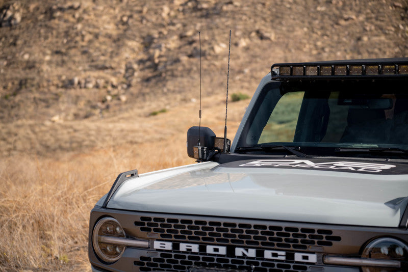 DV8 Offroad Light Mounts DV8 Offroad 2021 Ford Bronco A Pillar Dual Light Pod Drop Mounts
