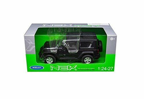Offroad Trading Company BRAND NEW DIECAST MODEL CAR 1:24 W/B - 2007 JEEP WRANGLER DARK GREY METALLIC) 22489HW-GRY BY WELLY TOYS